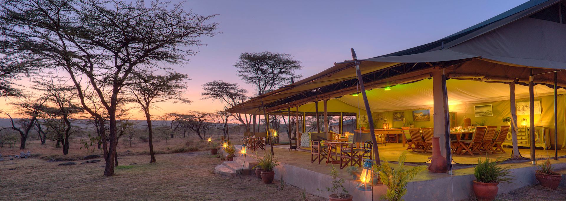 Lounge area, Kicheche Bush Camp
