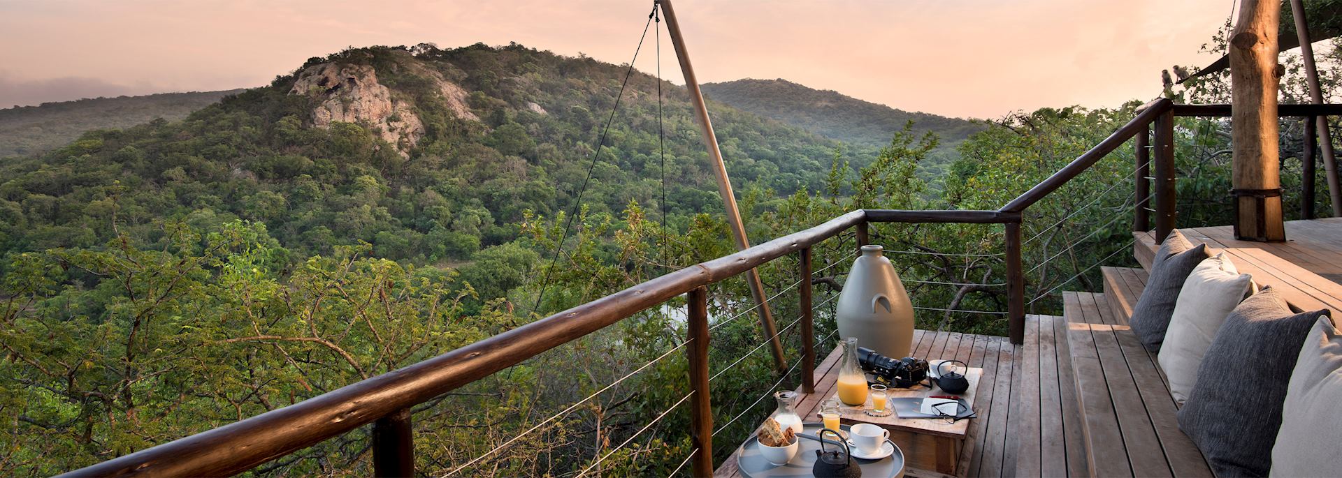 Breakfast at Phinda Rock Lodge