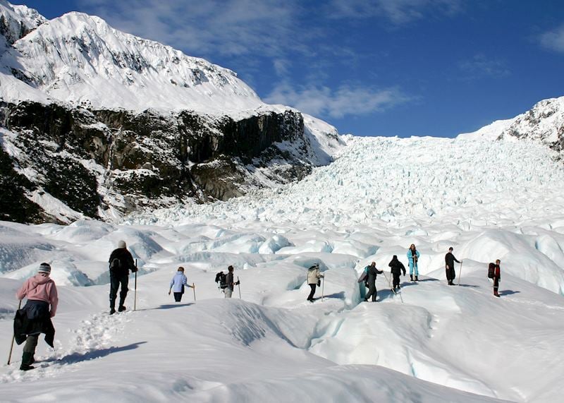 Hiking on Fox Glacier