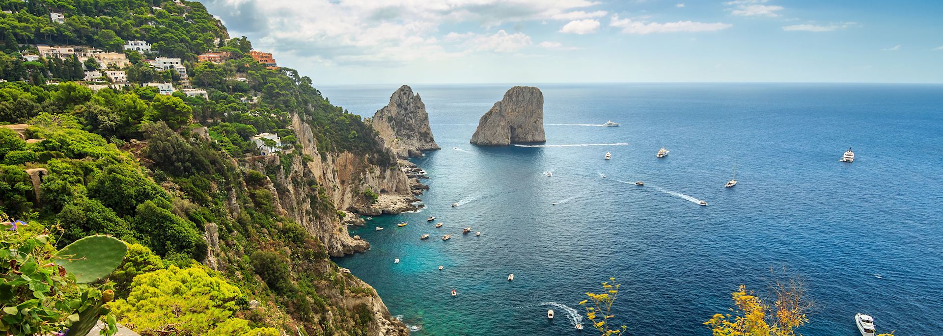 Coastal scenery, Capri Island