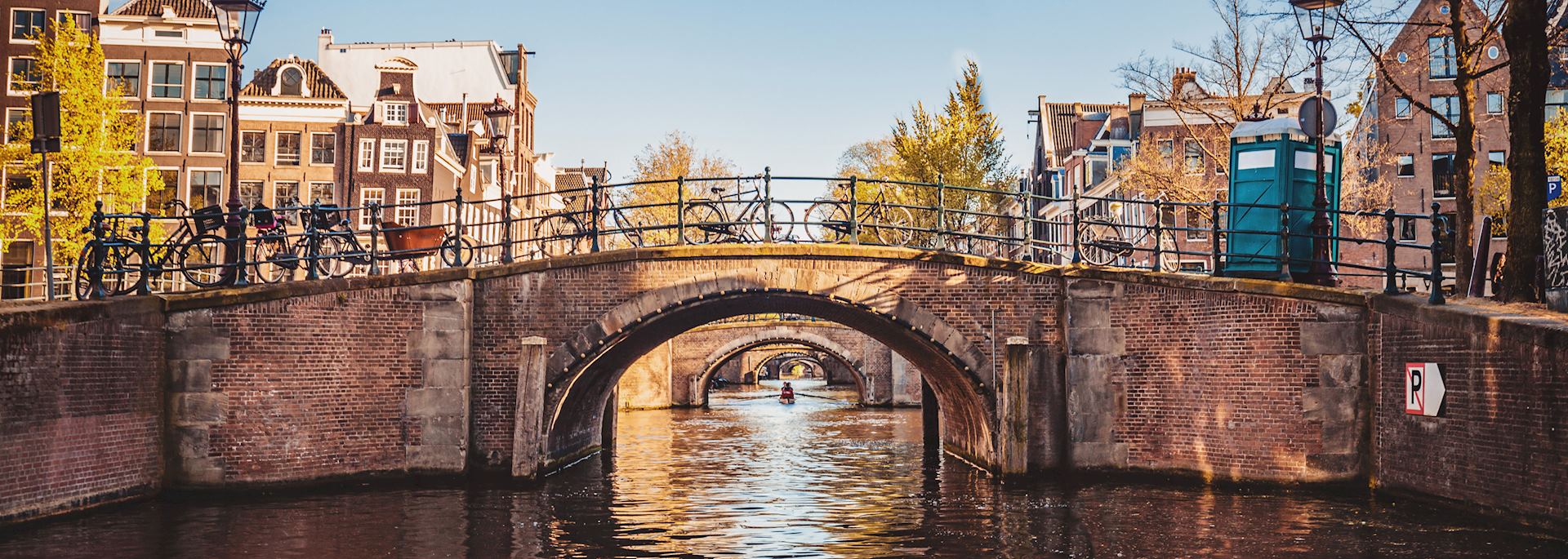 Canal bridge in Amsterdam