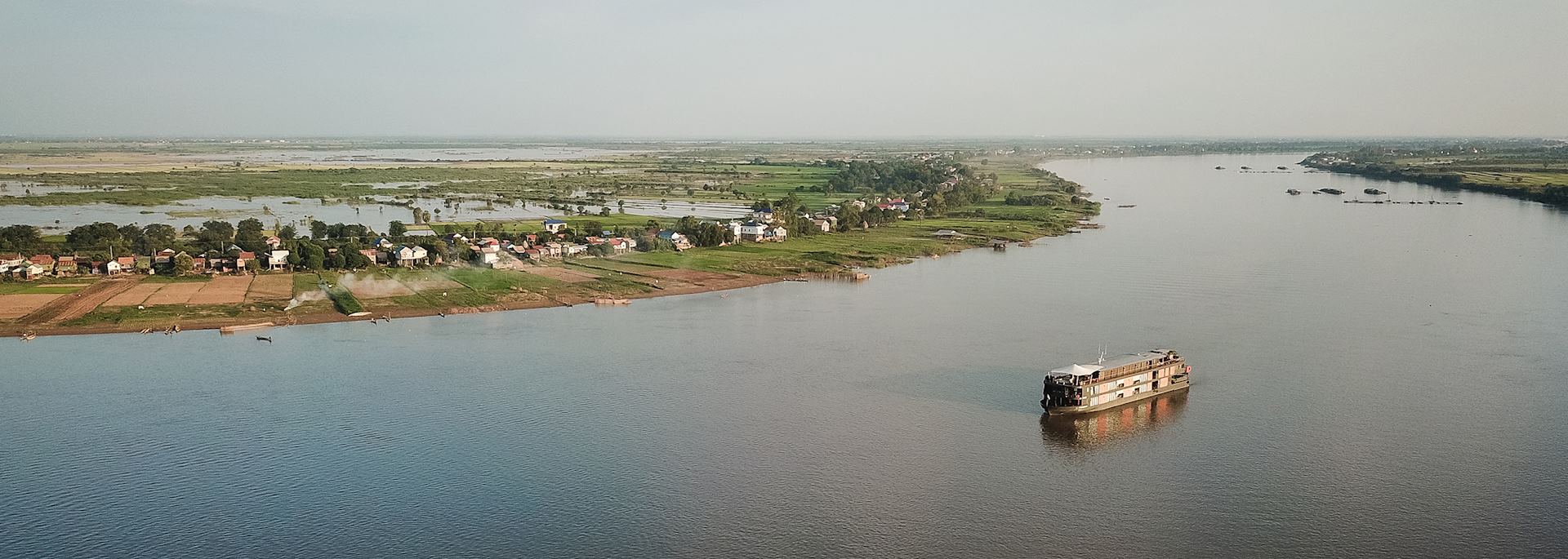 Cruise boat on the Mekong River